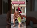 Dad playing with the little baby is so fun! / 아빠가 작은 아기랑 놀아주는 거 정말 재미있어!