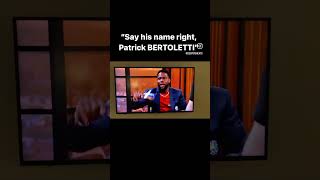 Thank you @kenanthompson for the correct pronunciation of Bertoletti #hungry #food #kevinhart