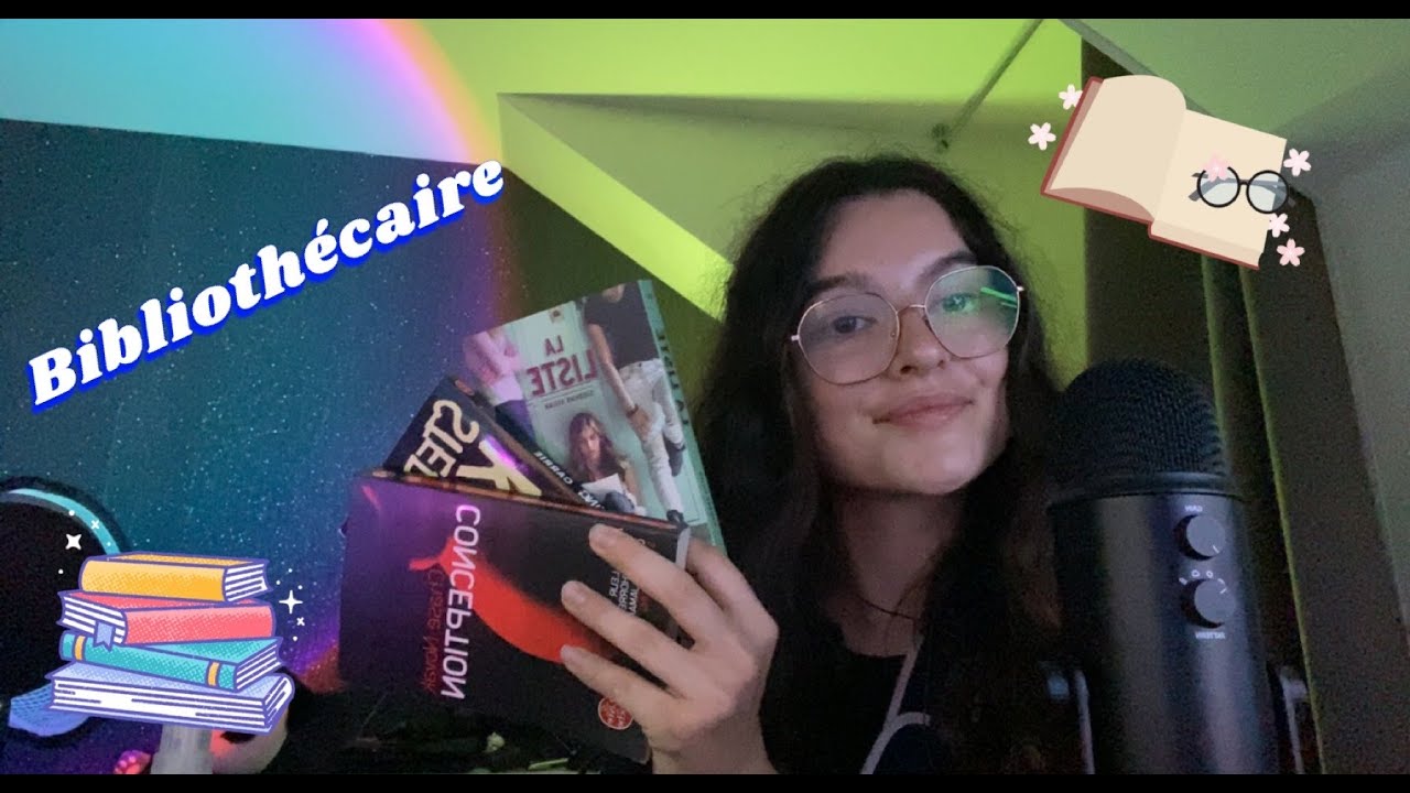 ASMR | Roleplay bibliothécaire 📚(mon premier soft spoken)