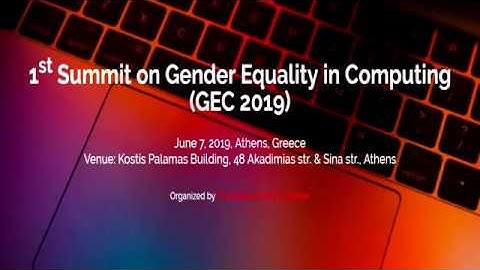 Greek ACM-W GEC 2019: Poster Flash Talks 1