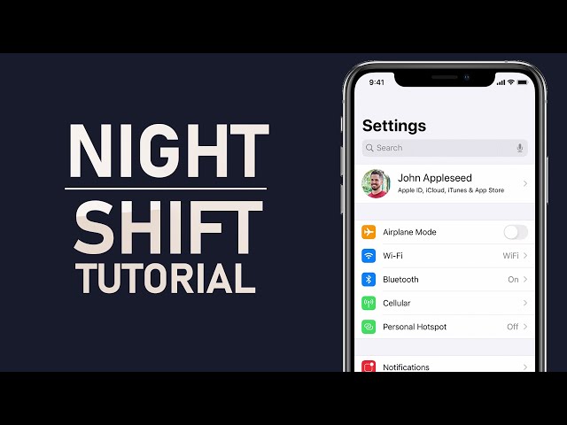 How to activate Night Shift on iPhone and iPad (iOS) 