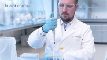 Sartorius Avoid Dripping When Pipetting Methanol [EN]