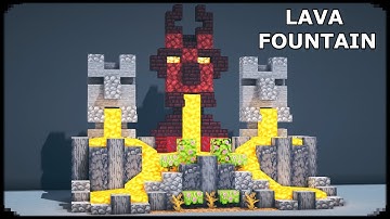 Minecraft: How to Make Lava Fountain
