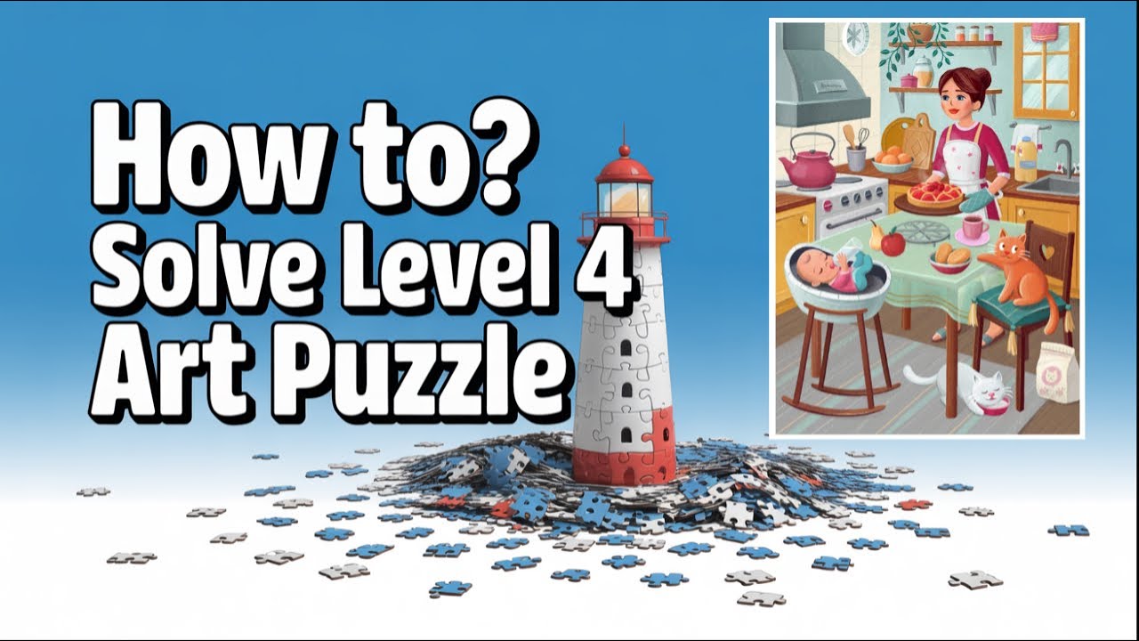 The EASY WAY to Solve Art Puzzle (Android Game) Level 4 Without Frustration