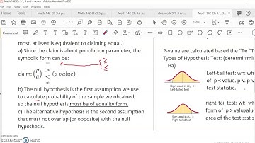 Openstax Statistics Ch 9.1,3 and 4 Hypothesis Test basic # 1
