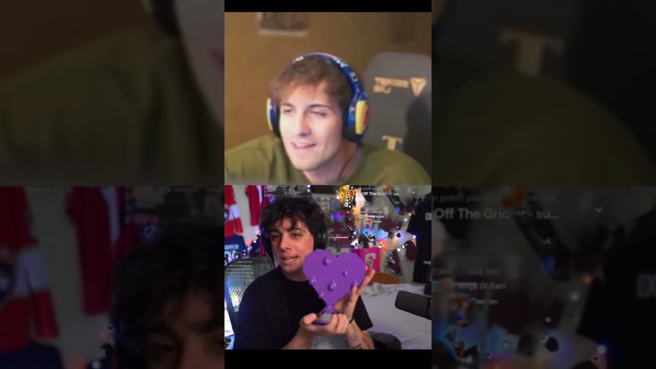 Manu prova a flexare un premio di Twitch 