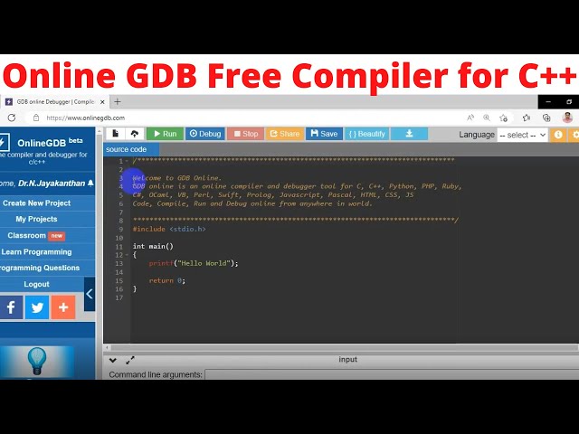 How To Use Online GDB Compiler?