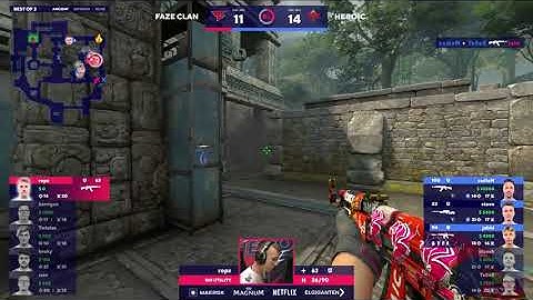 ROPZ 1V3 CLUTCH vs Heroic - BLAST Fall Final 2022 I CSGO