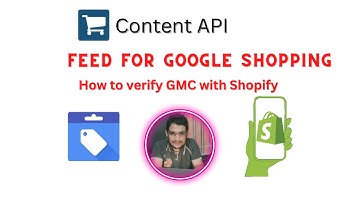 How To Verify GMC With Shopify Store And upload Feed Content API Bangla Tutorial