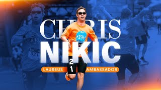 Chris Nikic welcomed as Laureus Ambassador by Eliud Kipchoge and Nadia Comăneci