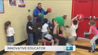 P E teacher gets laughs at Vision Charter School