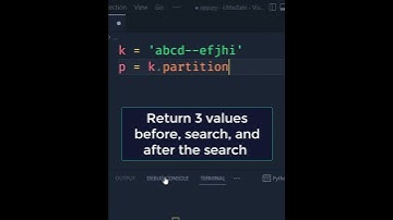Python Partition Function #shorts