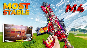 MOST STABLE M4 GUNSMITH EVER | BEST M4 LOADOUT in CODM BR #m4bestloadout #codmobile