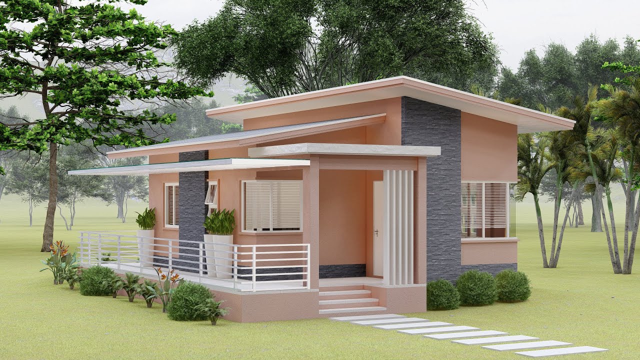 Elegant Small House Design Idea | 48 Square Meters | 2 Bedrooms ...