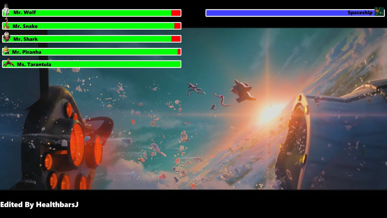 The Bad Guys 2 (2025) Final Battle with healthbars 1/4