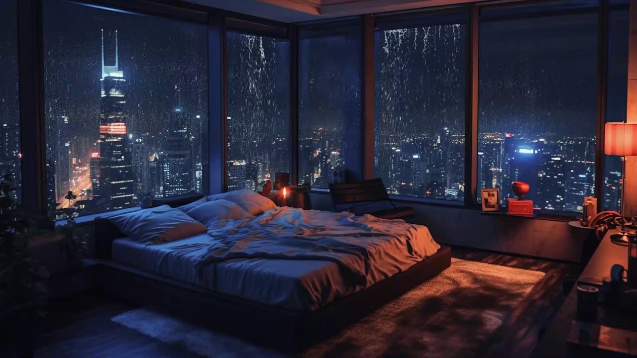 Soft Rain Lofi Jazz  Café Piano Music for Work, Study, Chill & Stress Relief 🌧️