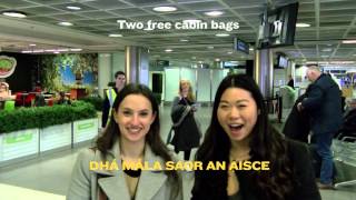 We asked our passengers to attempt to speak Irish!