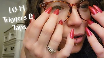 My First ASMR Video - Lo-fi - Trigger assortment - Camera Tapping Tingles