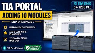TIA Portal: Adding IO Modules | Siemens S7-1200 PLC Hardware Configuration Tutorial