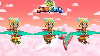 TALKING TOM HERO DASH - Gold Flash Tom Gliding Over The Sky screenshot 5