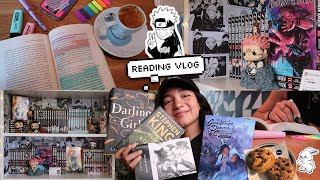 book hauls, reorganizing my manga shelves, and a huge accomplishment!! 💕 a reading vlog