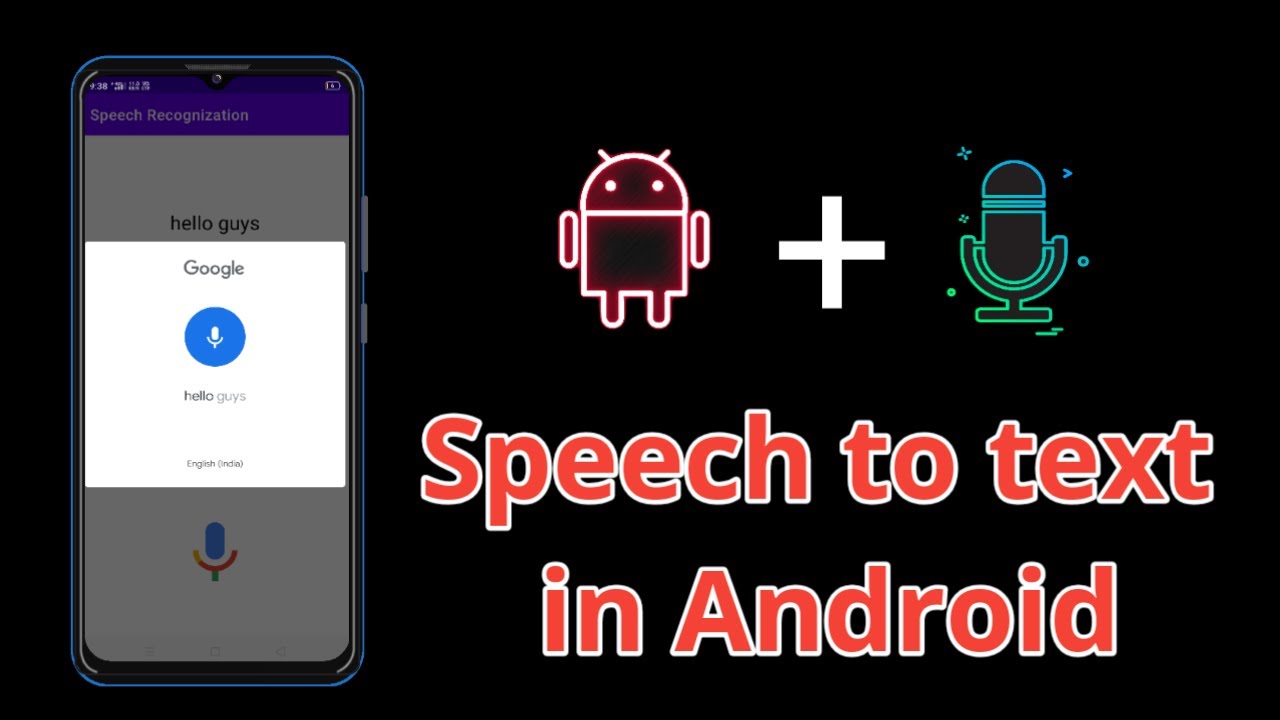 android speech to text