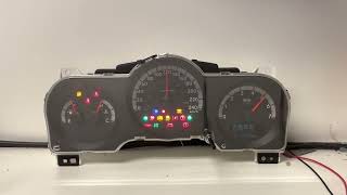 2007-2012 DODGE NITRO (11) USED DASHBOARD INSTRUMENT CLUSTER TEST