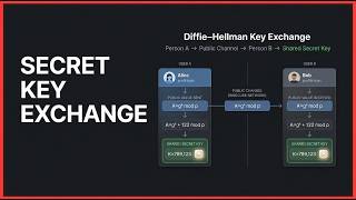 How Two Strangers Can Share a Secret Code (Diffie-Hellman Explained) | Mortal Tech School