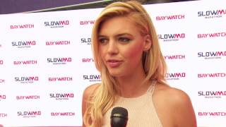 Baywatch: Kelly Rohrbach SlowMo Marathon Interview | ScreenSlam