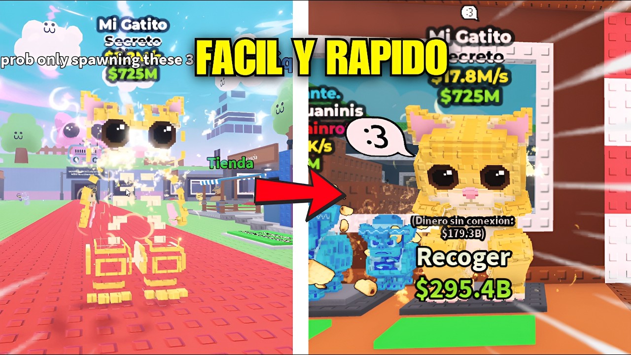 ¡RÁPIDO! ¡Truco Para Conseguir Fácil al AY MI GATO en Steal a Brainrot! (Roblox)