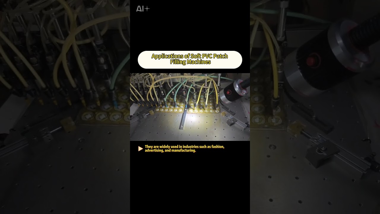 Applications of Soft PVC Patch Filling Machines