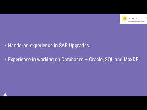 Lead Architect | SAP BASIS Architect | SAP Architect | SAP Architect Jobs | SAP BASIS HANA | HANA