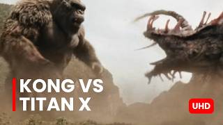Was KONG being brutal on TITAN X | Full fight Scene (UHD) - Monarch