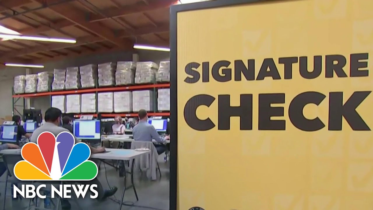 How Counties Are Processing A Surge Of Mail-In Ballots | NBC Nightly News