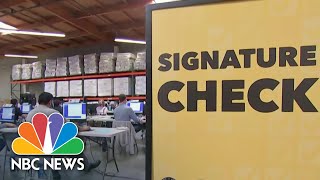 How Counties Are Processing A Surge Of Mail-In Ballots | NBC Nightly News