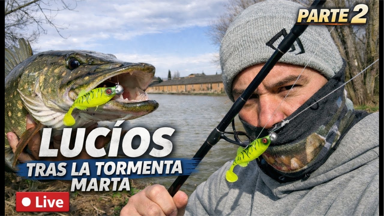 PESCAMOS DESPUÉS DE LA TORMENTA⚡️ CON UN SUSCRIPTOR 💥👊PESCA EN DIRECTO ⚠️