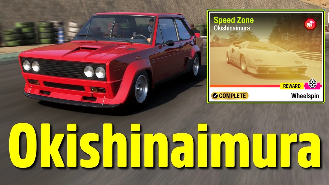 Forza Horizon 6 Okishinaimura Speed Zone 230 km/h Italy A700 +