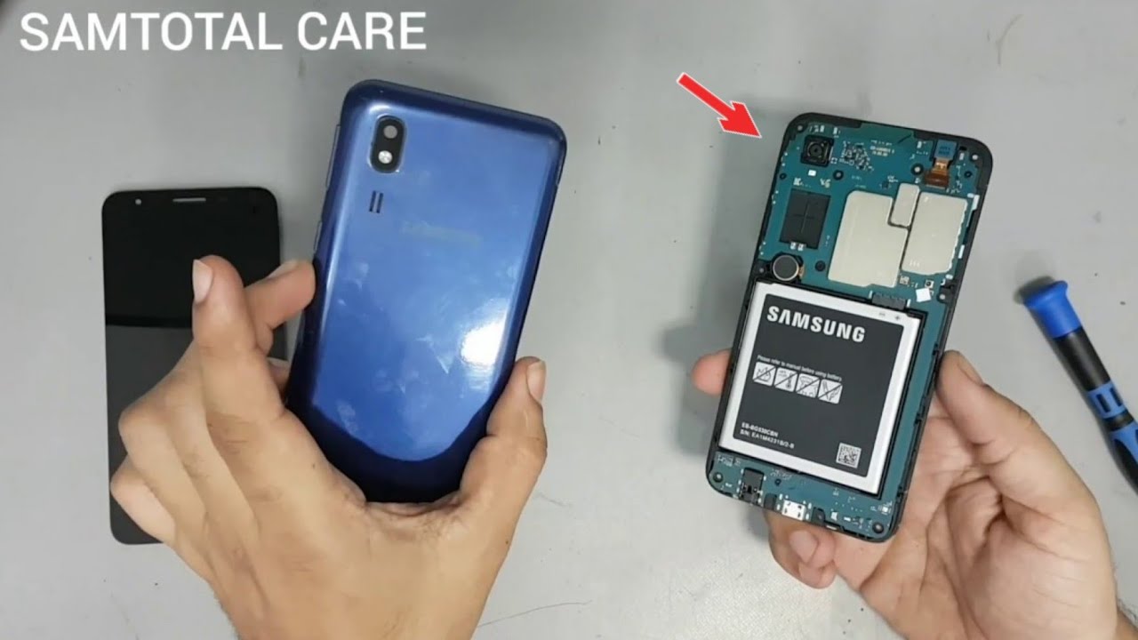 how to open Samsung galaxy A2 core a260 disassembly/ back panal open / battery replace