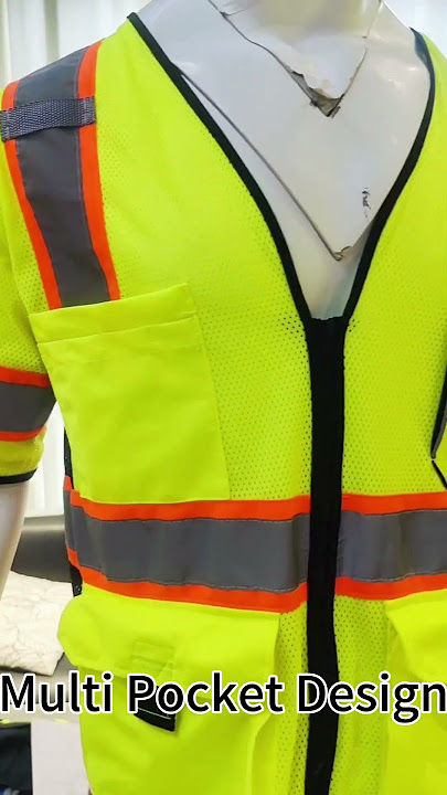 FONIRRA VT05 Hi Vis Polyester Material Work Vest #hivis #workvest #workwear #reflective  #safetyvest