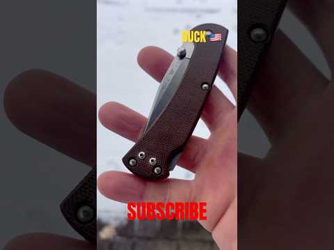 BUCK 112 slim pro full micarta scales      