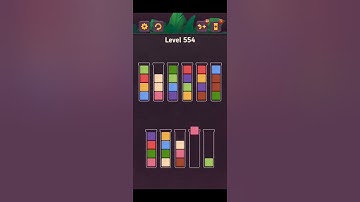 Complete Block King Sort Puzzle Level 551 to Level 560