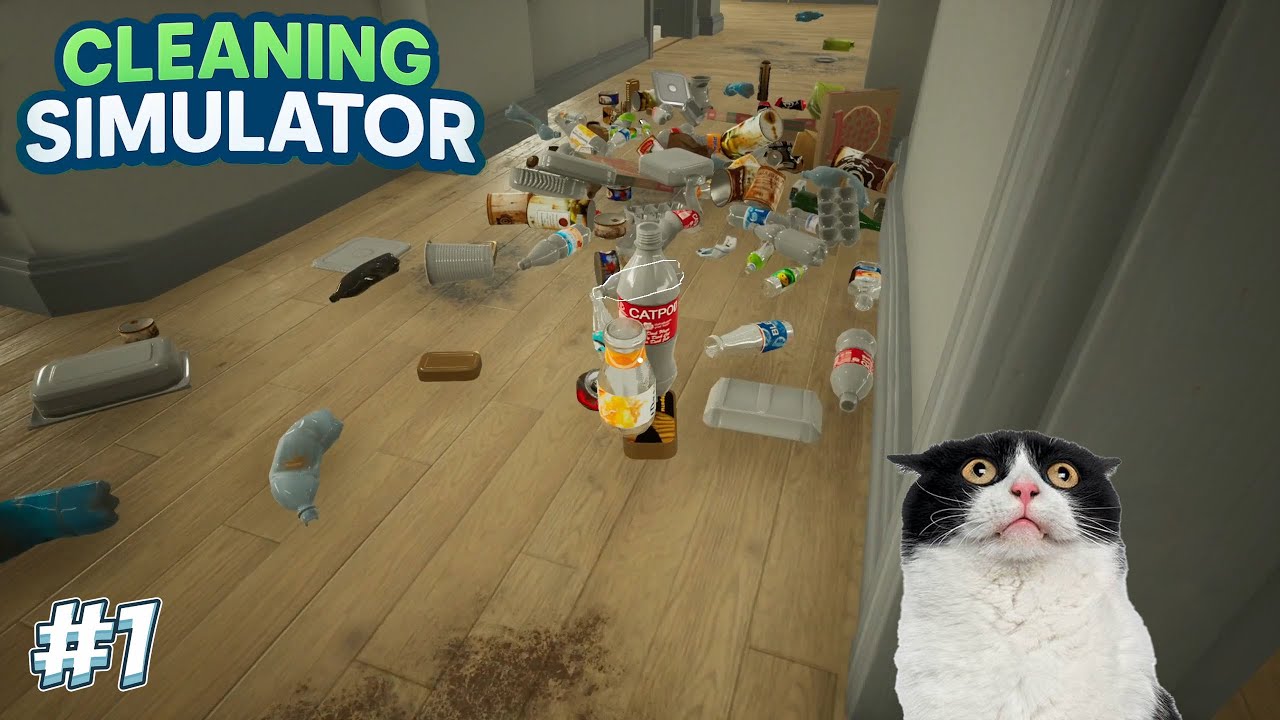 НАЧИНАЮ ГРАНДИОЗНУЮ УБОРКУ! → Cleaning Simulator #1