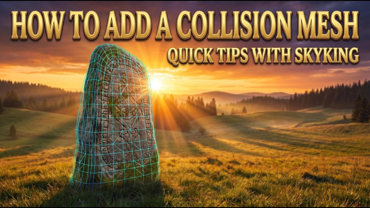 Skyrim Collision Mesh Tutorial - NifSkope, Chunk Merge & Nif Optimizer