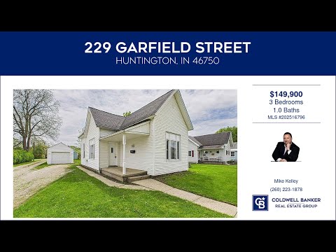 229 Garfield Street, Huntington, IN home video tour