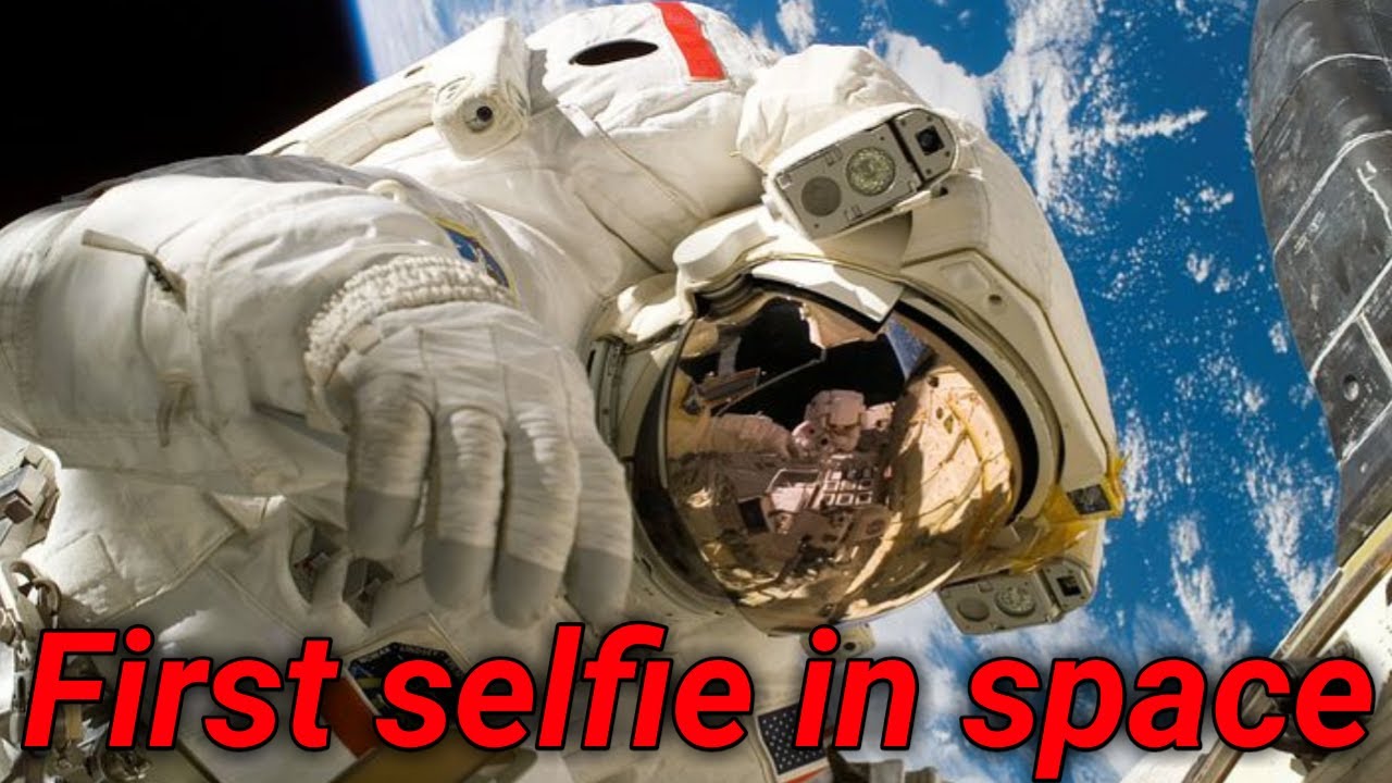 first selfie in space ll Buzz Aldrin