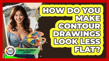 How Do You Make Contour Drawings Look Less Flat? - Drawing and Painting Academy