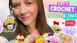 Crochet & Hangout with Me LIVE
Let’s have a nice hangout and chat while I work on a New Pattern Design! Did you get a chance to make some little chicks for Easter baskets?? Check out the Tutorial at the link here: https://youtu.be/qzEM7tdtO18
TODAYS MUSIC:
@demongummies
Spotify: https://open.spotify.com/artist/186Z7...
Instagram: @demongummies
Join this channel to get access to perks:
/ @frizzybeecrochet
Sign up for THE HIVE Newsletter is in the bottom Footer of this page: https://frizzybee.com
SEND HAPPY MAIL to be unboxed on the channel: I love sharing about other small businesses, so if youd like to send happy mail for me to open up on the channel, I am happy to do so :)
Julianne Winter
2512 East Evergreen Blvd. #1266
Vancouver, WA 98661
SHOPS:
https://frizzybeecrochet.etsy.com
https://yummicats.com
WEBSITES:
https://frizzybee.com
https://yummicats.com
FRIZZYS OTHER YOUTUBE CHANNELS:
@yummicats
@BeatZBee
AFFILIATE LINKS:
Amazon: https://amzn.to/4j6sSDu
Ophire Co: https://ophireco.com/?sca_ref=6930213...
#crochetlive #crochet #crochetandchat #wip #amigurumi #newcrochetwip #crochetproject #hexiwrapcal Crochet & Hangout with Me LIVE