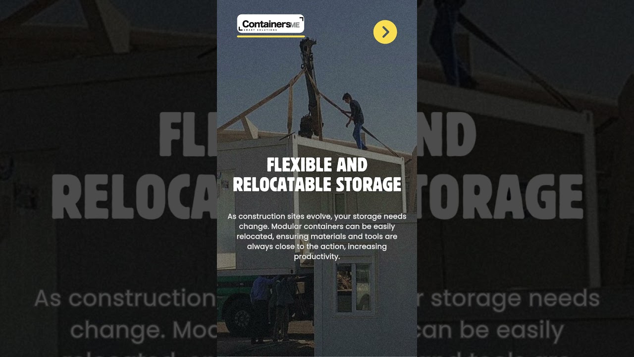 Need reliable storage on your construction site? | Modular Mobile Containers by Containers Me