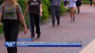 ECU students react to returning to campus this Fall semester
