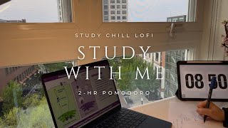 2-HR 50/10 POMODORO 📚 STUDY WITH ME 📚 STUDY LOFI 🎧 CHILL BEATS, NO NOISE, REAL TIME